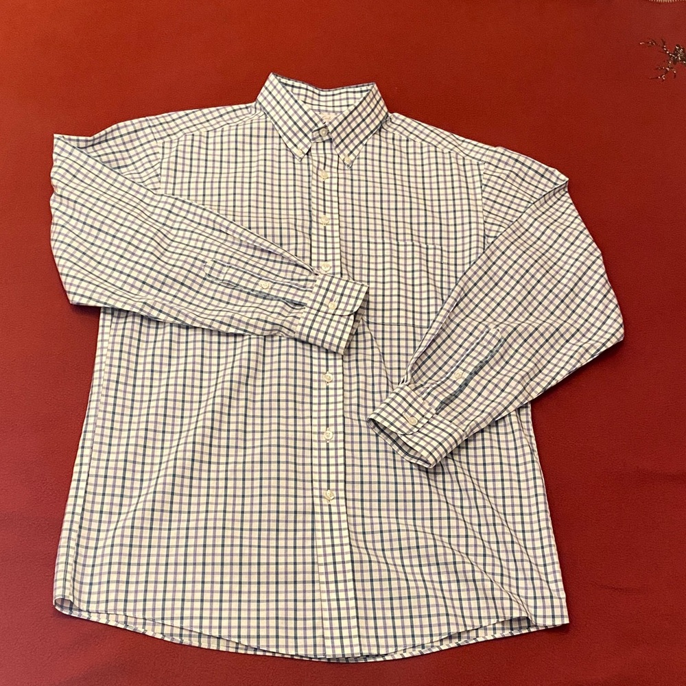 Gold Label by Roundtree & York Dress Shirt. Men's 15 1/2, 33.